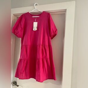 BNWT Zara tiered mini dress